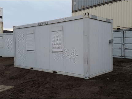 Contentor Escritório 20 Pés Usado – Isolado com Instalação Elétrica