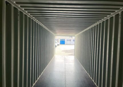 Contentor Marítimo 40 Pés High Cube – Azul (Novo de Primeira Viagem - Altura Extra)