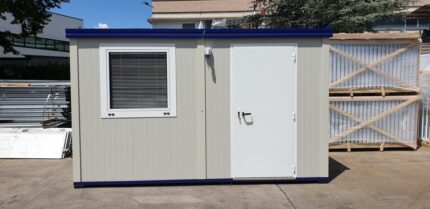 Monobloco Pré-fabricado Isolado 4x2m Uso Escritório – Equipamento Completo (Novo)