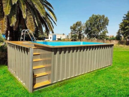 🏊‍♂️ Piscina Container 6 metros – Moderna e pronta para instalar